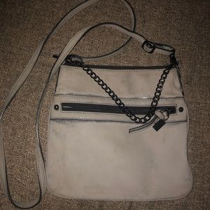 Kenneth Cole reaction gray cross body purse